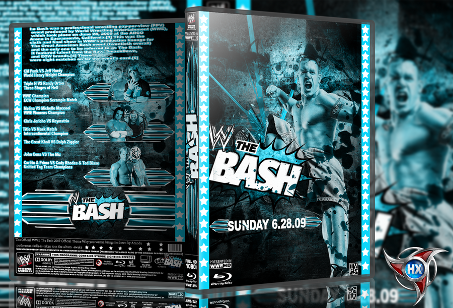 WWE THE BASH 2009 DVD COVER by hohogfx