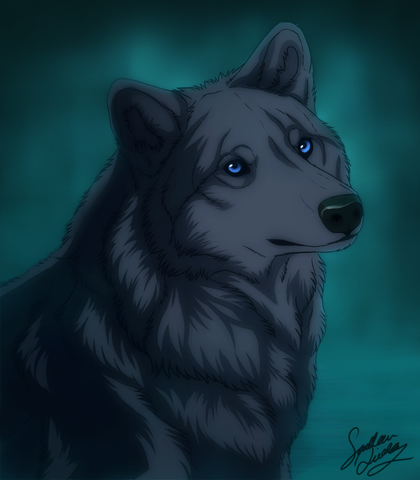 Wolfs Rain Blue by TheMysticWolf