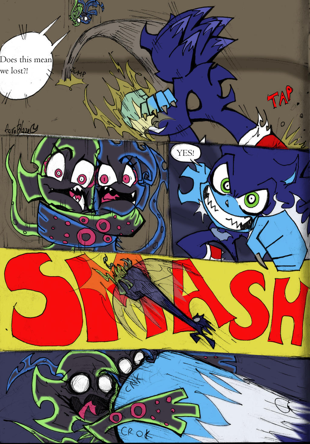 Coloured!Sonic PSG Style sketch comic pg 3 by Auroblaze on 