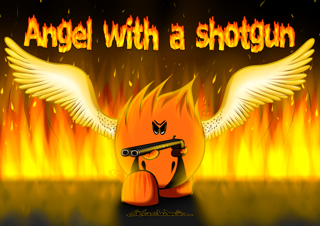 Angel with a shotgun