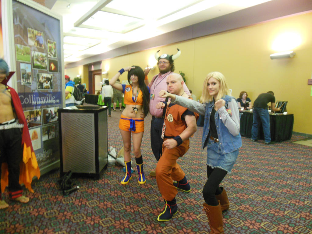 Femme Goku King Yemma Android 18 And Krillin Dbz By Blackparadepoisonx18 On Deviantart
