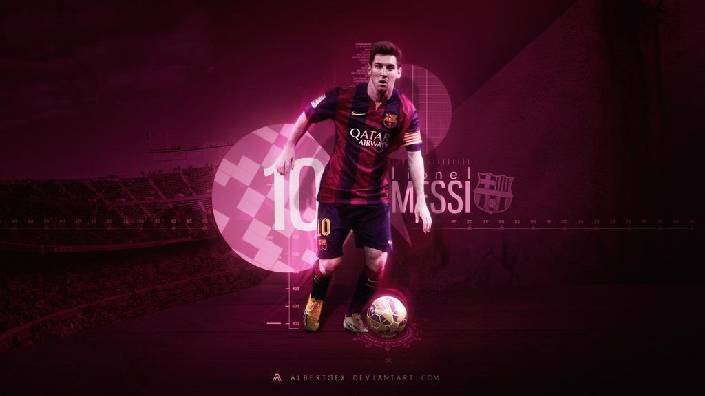 Lionel Messi 2014/15 Wallpaper by AlbertGFX on DeviantArt