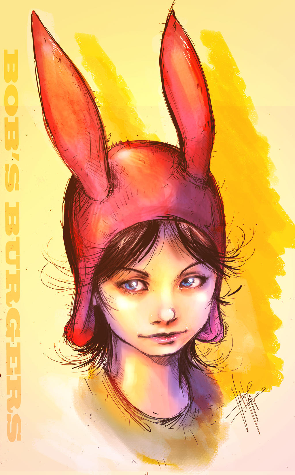 Louise from Bob&#39;s Burgers by VVernacatola on DeviantArt