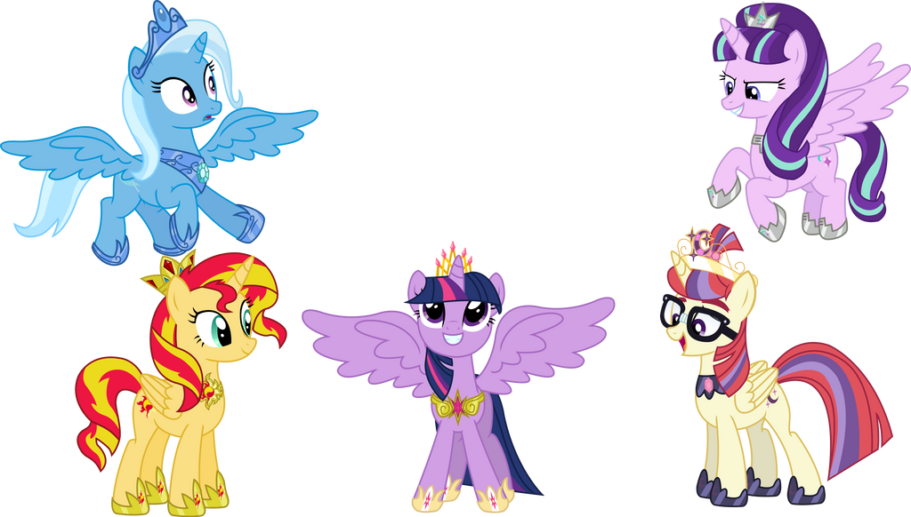 Request - ALL The Alicorns! by SketchMCreations