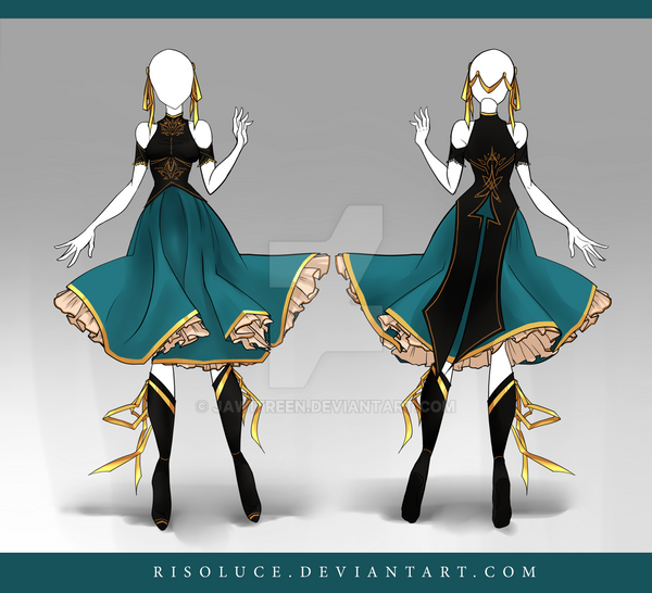 (CLOSED) Adoptable Outfit Auction 94 by JawitReen