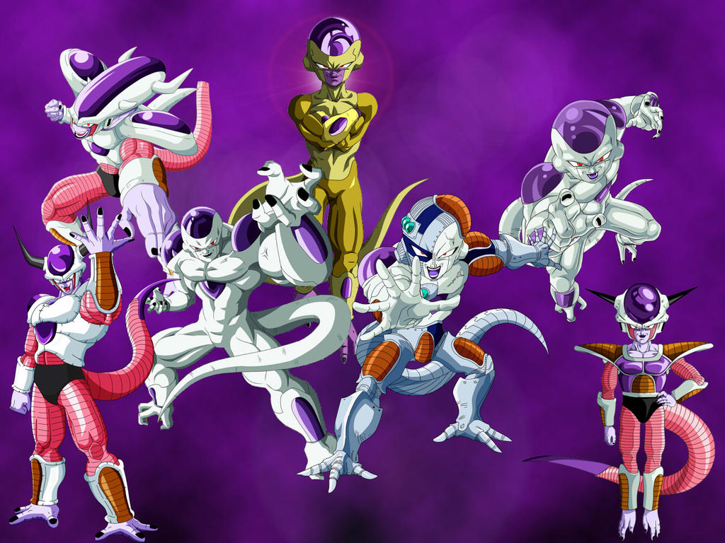 Frieza&#39;s all Forms by ryokia96 on DeviantArt