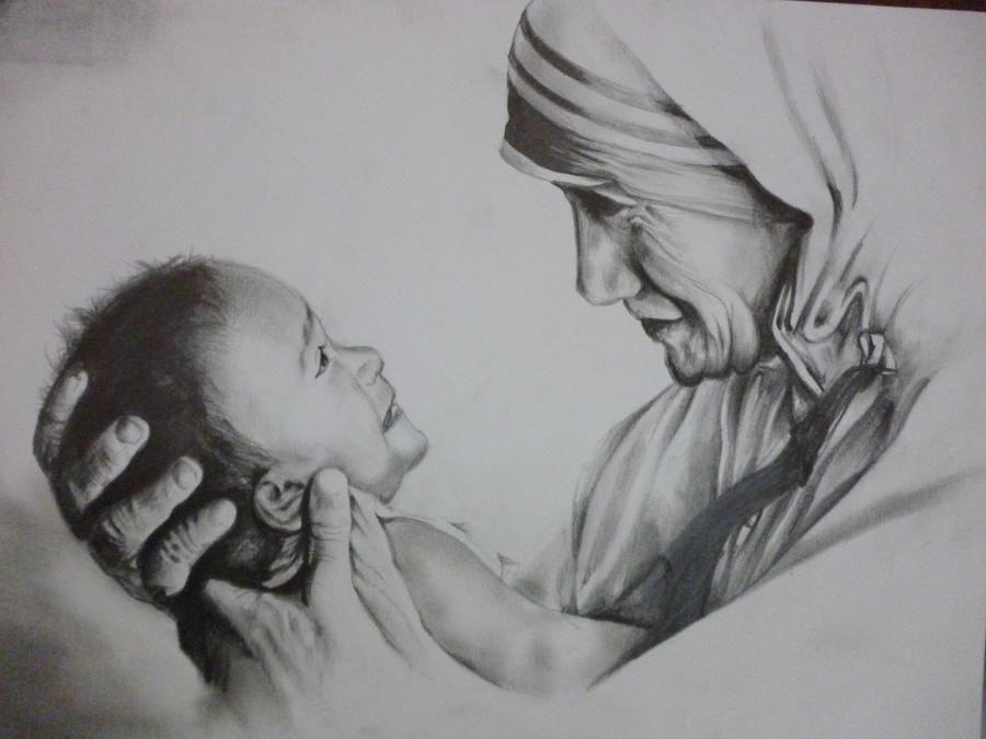 mother teresa by vineethbabu on DeviantArt