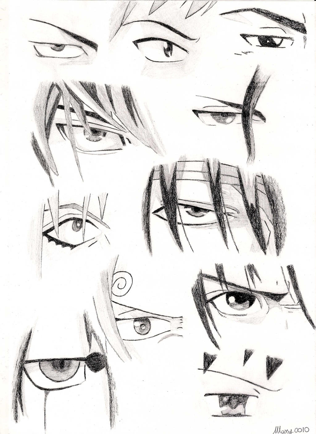 Male characters' anime eyes 2 by Marivel87 on DeviantArt