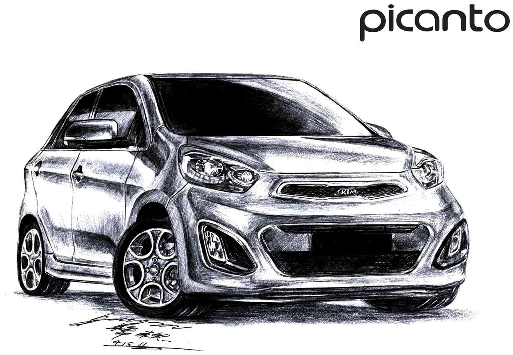 Kia Picanto SLX Premium 2012 Drawing by toyonda on DeviantArt