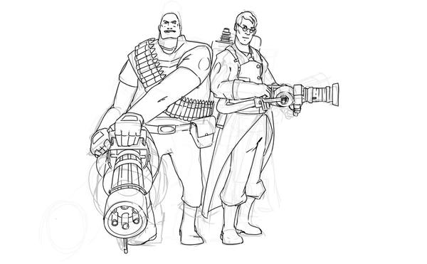 team fortress 2 spy coloring pages - photo #3