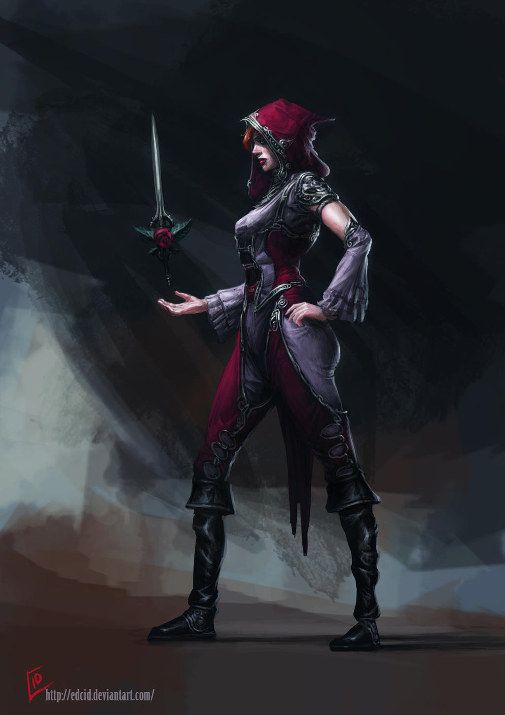 Concept: Assassin of The Roses by EdCid on DeviantArt